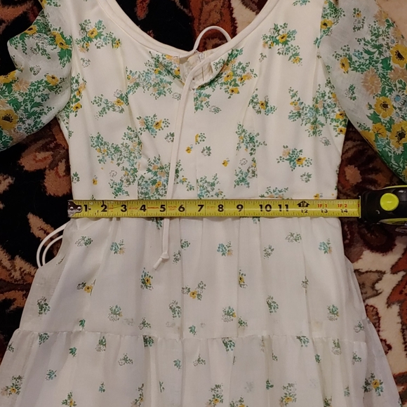 Rare Vintage Neiman-Marcus Floral Dress - Picture 9 of 10